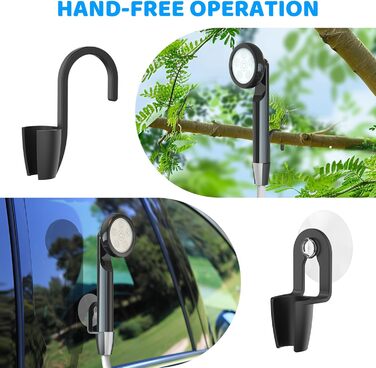 Портативна кемпінгова душ Forever Speed з акумулятором, 2м шланг для кемпінгу, саду, автомийки, пляжу, подорожей