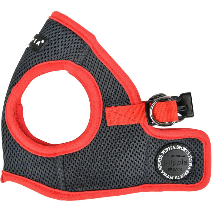 Шлейка для собак Puppia Soft Vest B II Wein XL, сіра, 110 г