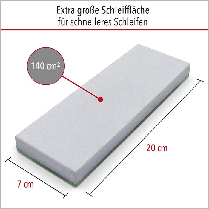 Набір точильних каменів Pro Schleifstein Profi Set XL: 400/1000/6000 гріт, шкіряна дошка, база з силіконовими фіксаторами, точилка, притискний камінь