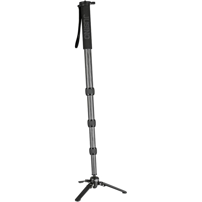 Монопод JUSINO Karbon з регульованою висотою до 170 см та стійким столиком, вантажопідйомність 12 кг (VM-324C)
