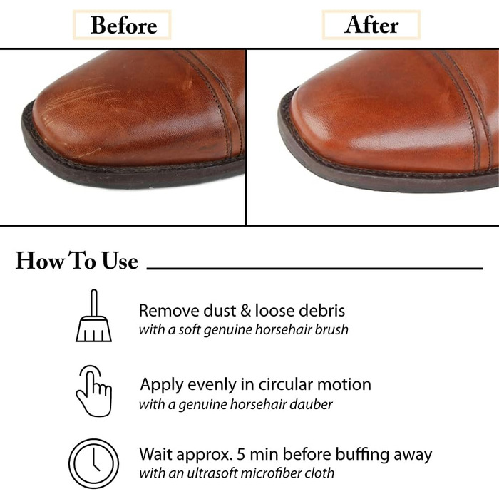 FootFitter Best Premium Shoe Cream, Restore, Clean & Shine Shoes and Boots, Made in the USA (2-Pack), Multiple Colors