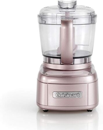 Cuisinart Mini Prep Pro, compact mini food processor, onion chopper, mixer mill, spice mixer, pulse function and drizzle holes, 900 ml capacity, dishwasher safe, easy to use, Rose