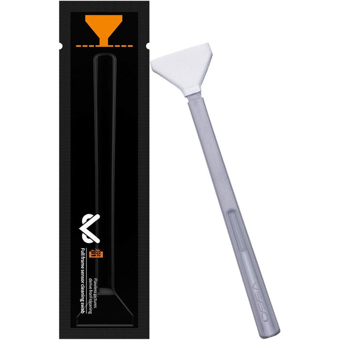 Набір для чищення сенсора камери VSGO (12 шт.) з розчином 10 мл, сухими стікерами для CCD/CMOS, для Nikon, Sony, 24 мм