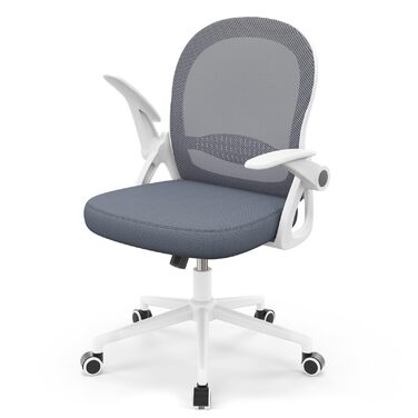 Офісний стіл Rattantree: ергономічний стілець з дихаючою спинкою, регульована висота, сітчаста конструкція, підлокітники, 360° обертання, для офісу та дому (темно-синій)