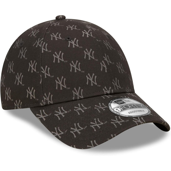 Кепка New Era New York Yankees MLB Monogram Black 9Forty Adjustable - чорний