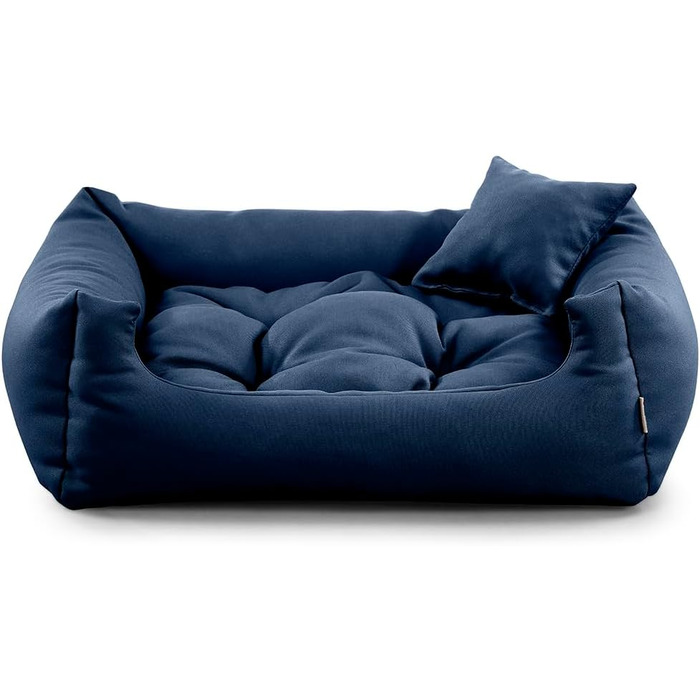 Gutekissen® Лежанка для собак, подушка для собак, лежанка для собак - довговічні матеріали, висока якість NEO (L - 90x75, Темно-синій)