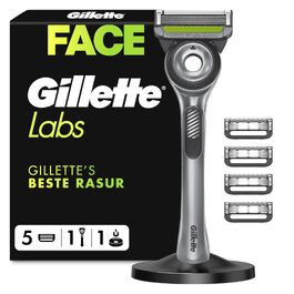 Чоловіча бритва Gillette Labs, металевий станок для вологого гоління, сірий