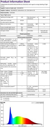 Дзеркальна шафа для ванної кімнати AQUABATOS з розеткою та підсвічуванням LED, 50x70 см. Шафа для ванної кімнати з дзеркалом, інфрачервоний датчик, регулювання яскравості, проти запотівання, холодне біле світло.