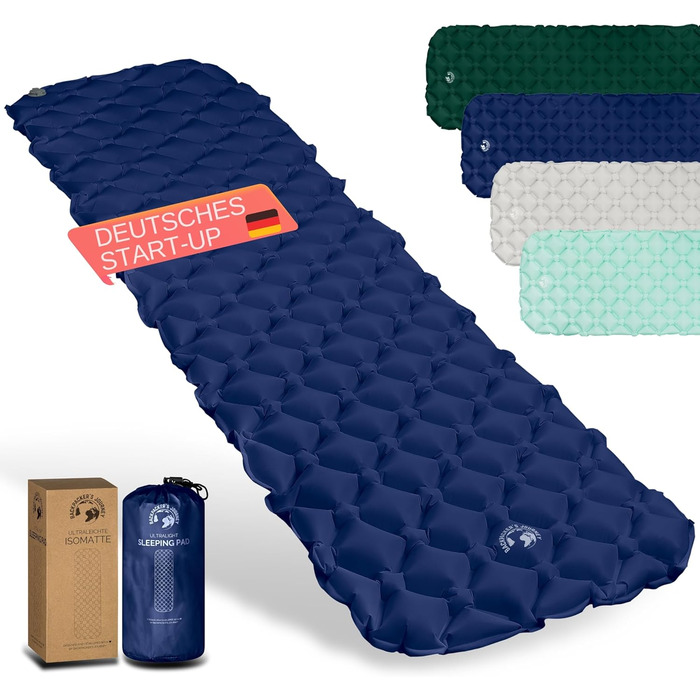 Ізомат туристичний Backpacker's Journey – Ultraleichte, легкий та компактний, для кемпінгу та подорожей (тюркіс)