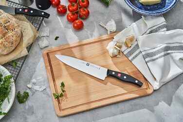 Набір ножів для сніданку ZWILLING TWIN Pollux (3 предмети): універсальний ніж, хлібний ніж із хвилеподібним лезом, нержавіюча сталь, чорна ручка