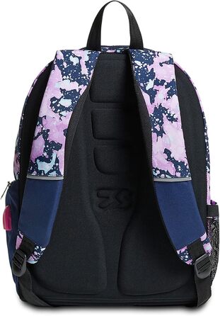 Рюкзак Seven Rucksack Advanced: для школи, університету та відпочинку. Об'ємний рюкзак для підлітків, дівчаток та хлопчиків з відділенням для ноутбука та кишенькою для пляшки. Кольори: рожевий, фіолетовий, темно-синій III