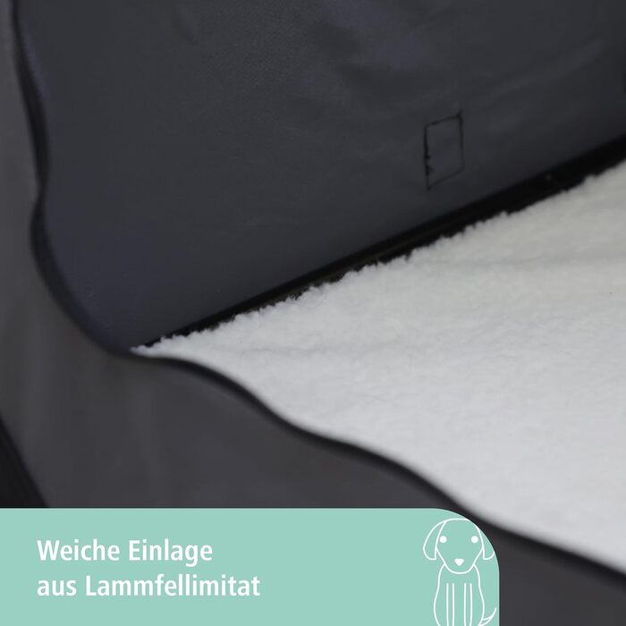 Переносна переноска для тварин Kerbl Journey, 81x58x58 см, сірий/бежевий колір