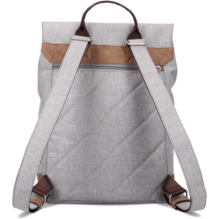 Two Ladies' Backpack Olli OR13 Daypack 7 Liter, robust, durable, water-resistant, padded back panel, main compartment with zipper, hidden pocket, mobile phone pocket, insert pockets, padded laptop compartment