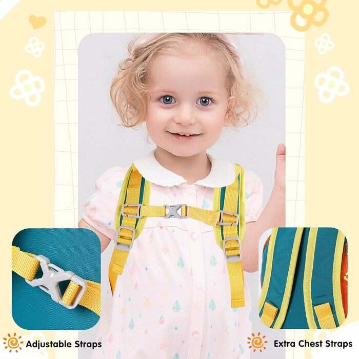 Дитячий рюкзак Cozary Kinder 5L, водонепроникний, для туризму, школи, подорожей та спорту (Помаранчевий)