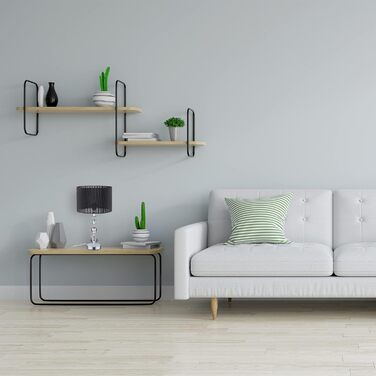 Настільна лампа Relaxdays з кришталевим дизайном, 54 x 29,5 см, чорна