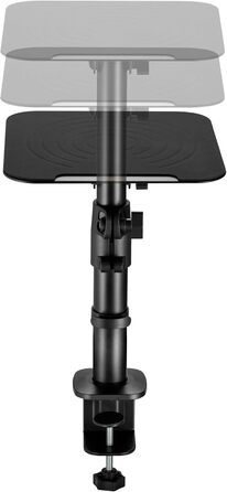 Підставка для динаміків mywall HS30L: 2 шт., чорний колір, настільна, кут нахилу +/-15°, вантажопідйомність до 15 кг