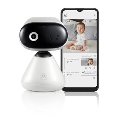 Дитячий відеомонітор Motorola Nursery VM 483 з камерою, інфрачервоним нічним баченням, функцією двостороннього зв'язку та цифровим зумом (PIP1000C EU)