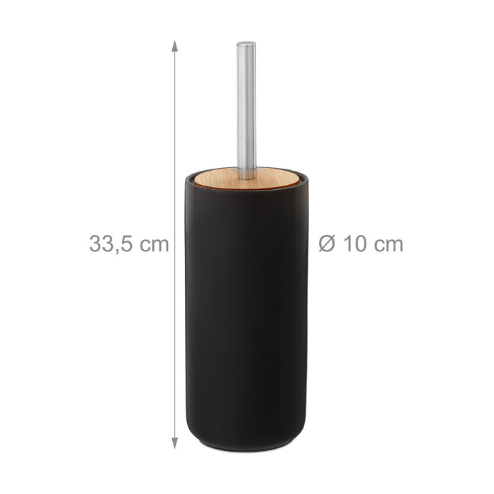 Relaxdays Toilet Brush Holder Ceramic