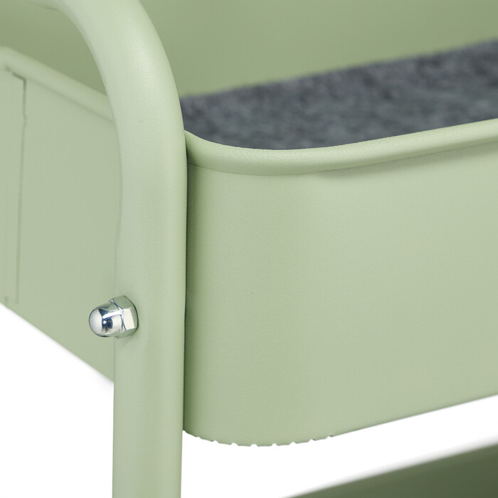 Relaxdays Rolling Cart with 3 Levels