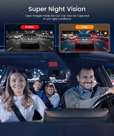 Автомобільний відеореєстратор 360° 4-канальний FHD 1080P (передній, задній, лівий, правий), 3