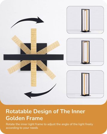 LED настільна лампа EDISHINE з дерева, торкання, димування, пам'ять, 3 кольори, 350 люмен, для вітальні, офісу, подарунок, сучасний стиль