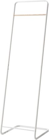 Yamazaki 7672 TOWER Wardrobe, Steel / Wood, minimalist, 40 x 40 x 140 cm (White)