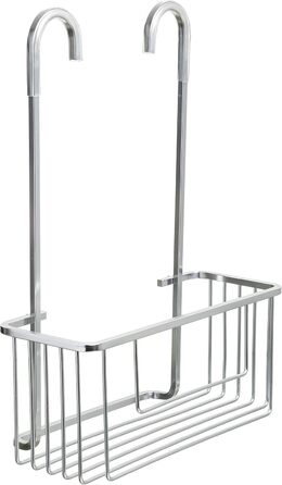 TATAY Shower Shelf, Hangs on the Faucet, Made of Aluminum, Ideal for Saving Space in the Shower, Grey