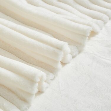 Плюшевий м'який плед Luofanfei 180x200 см, салатовий, велюровий, з ефектом бульбашок, теплий, з флісу, для ліжка, дивана, кімнати