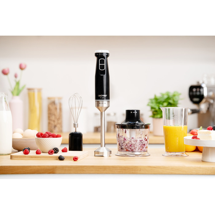 Ручний блендер Zelmer ZHB4632 X-Act, 1200 Вт, чорний