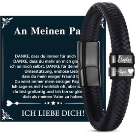 Чоловічий шкіряний браслет 