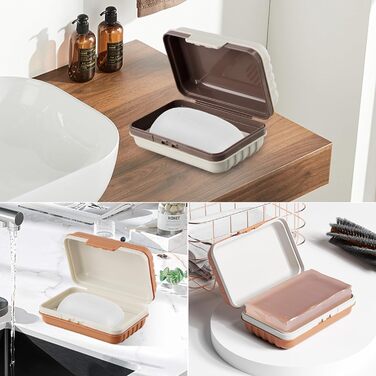 2 шт. мильниця з кришкою, туристична мильниця, підставка для мила, вологостійкий контейнер для мила для подорожей, душу, ванної кімнати, кухні