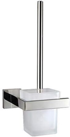 Turs Stainless Steel Toothbrush Holder Bath Drinking Glass Tumbler with Holder Wall Mount, Polished Surface, K7007P (Toilet Brush Holder)