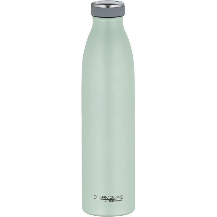 Термокава THERMOcafé TC Bottle 0.75л з нержавіючої сталі, ізольована, для напоїв, 12 год гаряче, 24 год холодне, без витоку, для школи, подорожей та офісу (Пастельний м'ятний, 750 мл)
