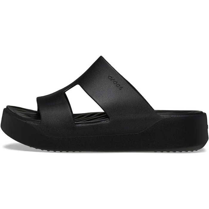 Crocs Getaway Platform H-Strap: жіночі сандалі на платформі, чорні (39/40 EU)