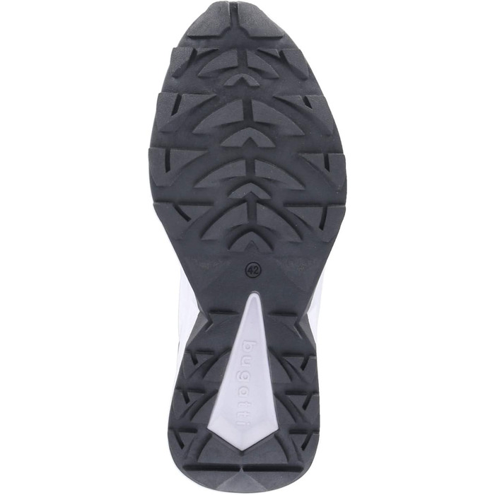 Чоловічі кросівки Bugatti з перфорацією: комфорт та повітропроникність. Білі (47 EU)