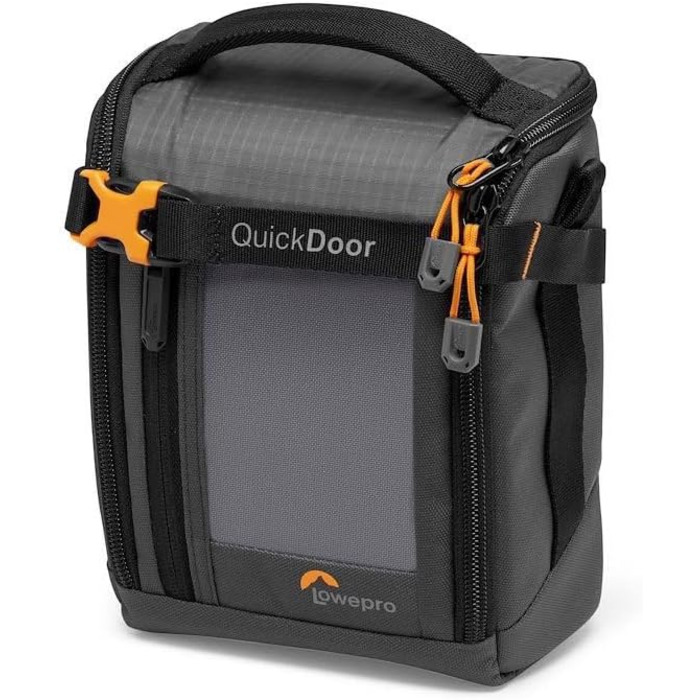 Чохол Lowepro GearUp Creator Box Large II для дзеркальних та бездзеркальних камер, з QuickDoor, з перероблених матеріалів, оранжевий, сірий