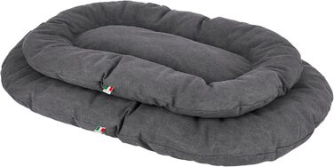 Лежанка для тварин Kerbl Lucca сіра, 80x54 см
