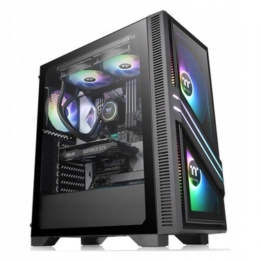 Корпус Thermaltake Versa T35 TG RGB Midi Tower, чорний