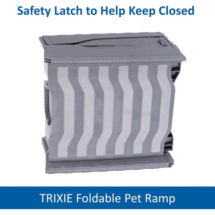 Рампа для собак Trixie Petwalk, 38x100 см, чорна, складна