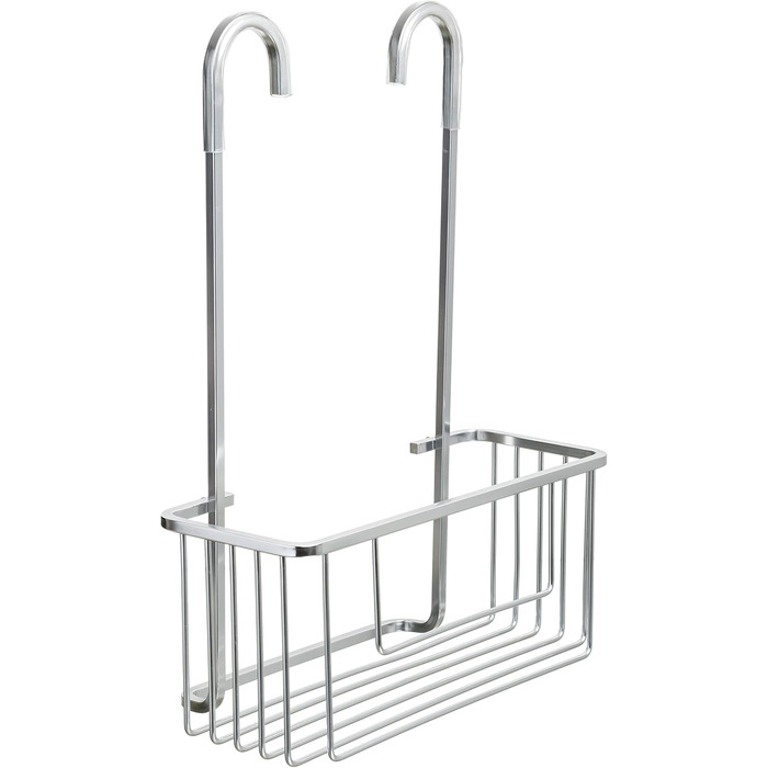 TATAY Shower Shelf, Hangs on the Faucet, Made of Aluminum, Ideal for Saving Space in the Shower, Grey