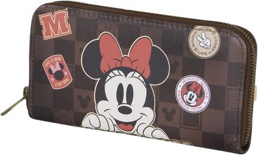 Disney Minnie Mouse Journey Essential Wallet, Brown, 19 x 10 cm
