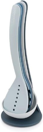 Набір кухонних аксесуарів Joseph Joseph Nest 5 шт. з магнітною підставкою, чорний/нержавіюча сталь, 30 см, для кухні