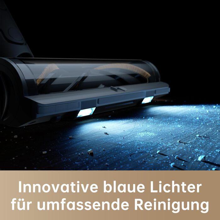 Dreame R20 Бездротовий пилосос: 190AW потужність, 90 хвилин роботи, датчик бруду, LED-дисплей, синій LED, без сплутування, для дому, шерсті тварин, килимів
