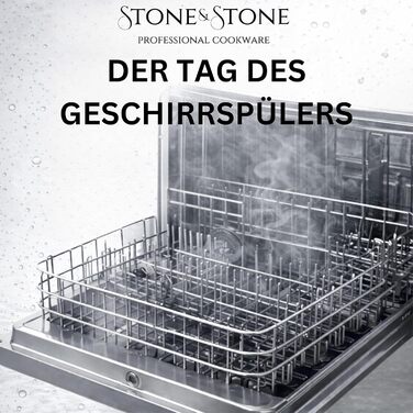 Stone&Stone Сковорода гриль індукційна 28 см квадратна з антипригарним покриттям та знімною ручкою, німецька кераміка, сталеве дно, для газових плит та духовки, без PFAS, PFOA та PTFE