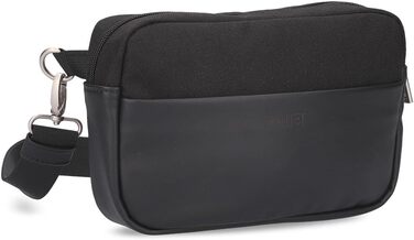 Жіноча поясна сумка Kim KIH30, 1 літр, чорна, з водонепроникного Hydroflex-шкірозамінника, 3-в-1 (24 x 15 x 5 см)