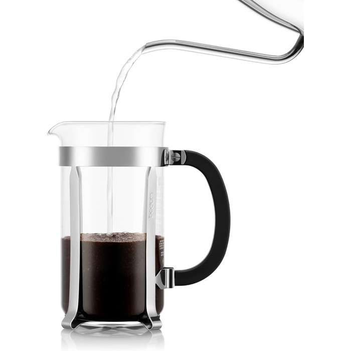 Френч-прес Bodum Chambord 1 л, нержавіюча сталь, глянцевий