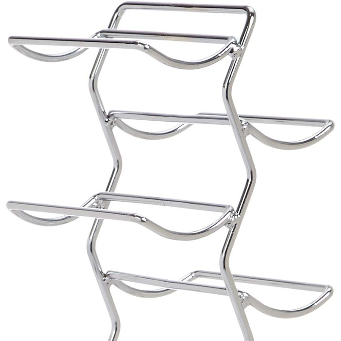 Amazon Basics Modern Style Wine Rack for 12 Bottles, 74 cm, Chrome