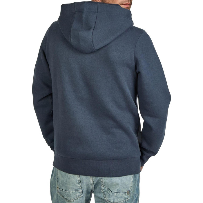 Чоловіче худі riverso Regular Fit RIVArmin з капюшоном та принтом, темно-сіре (Navy-anthracite)