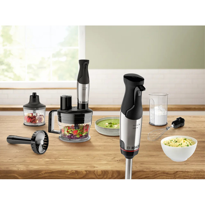 Занурювальний блендер Bosch ErgoMaster MSM6M673 1000 Вт, чорний