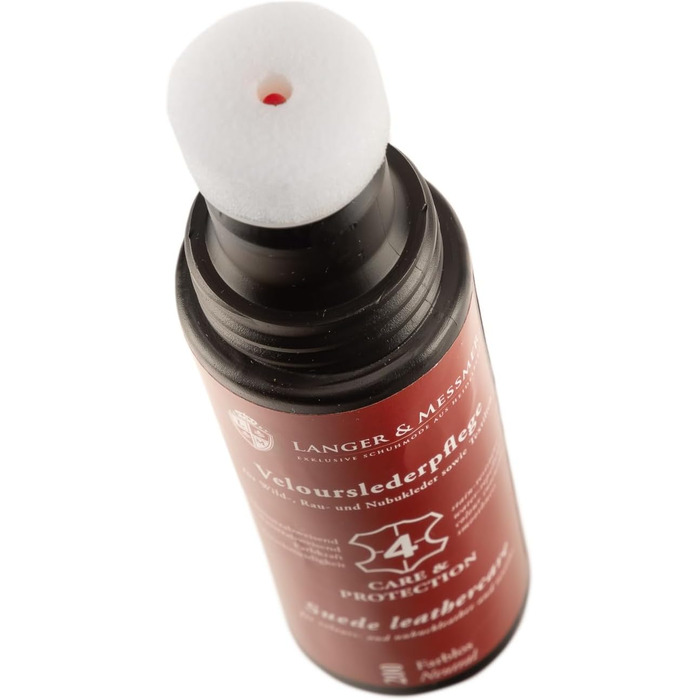 Langer & Messmer Leather Care Set for Suede - Shoe Care Set with Shoe Brushes for Nubuck Leather Care and Care Products for Refreshing Color, Protection, and Impregnation to Care for Your Suede Shoes